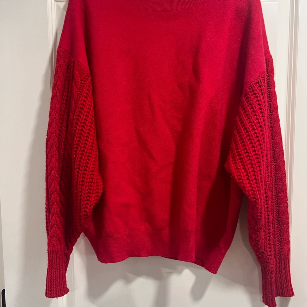 Women's Red Sweater
